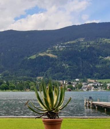 Seewohnung Mit Direktem Seezugang-Skiliftnaehe Villach Exteriör bild